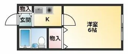 マンションメグミ田口【2階】の間取り