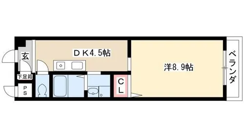 ポポラーレヒロ【3階】の間取り