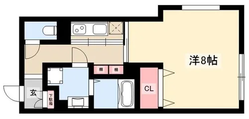 LUORE大曽根【0301号室】の間取り