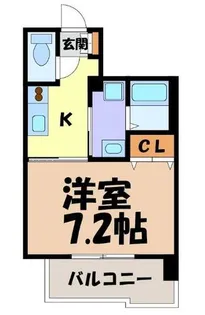 リバーコート砂田橋Ⅰ【11階】の間取り