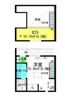 ACCOMMO岩塚【202号室】の間取り