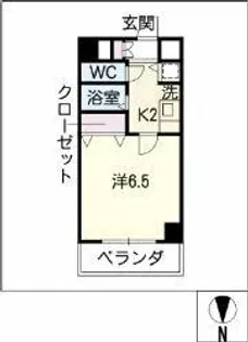 プレサンス名古屋STATUONアライブ【13階】の間取り