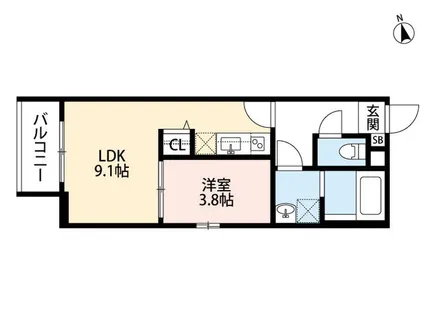 noir’IoT(ノワーリオット)【2階】の間取り