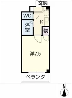グランドヒルズ正徳【1階】の間取り
