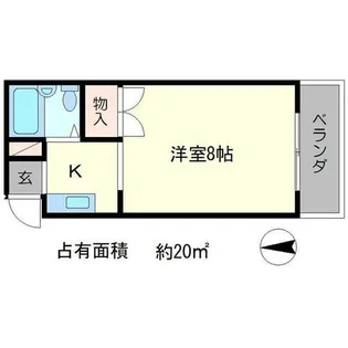 シンプルハイツベニス【5階】の間取り