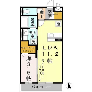 サウスメゾンひまわり【2階】の間取り