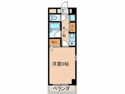 愛知県名古屋市熱田区玉の井町【マンション】の間取り