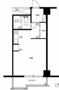 学が丘カレッジハイツ【7階】の間取り