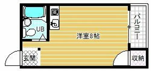 アサヒビル【4階】の間取り