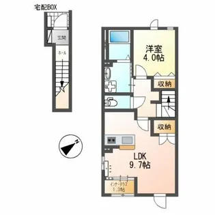 カサ デ クオーレ【2階】の間取り