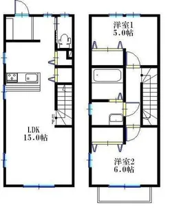 ラフィネス【1階】の間取り
