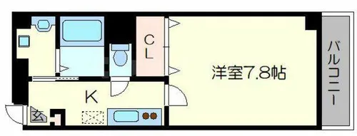 ベラジオ四条大宮2【3階】の間取り