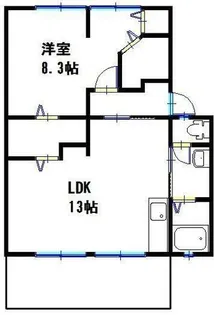 ハイツサンライフC D【D103号室】の間取り