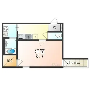 フジパレス堺東Ⅴ番館【3階】の間取り