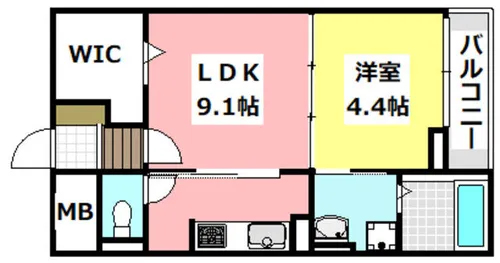 グランシャリオ【1階】の間取り
