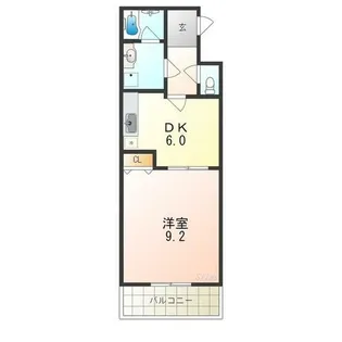 ラパス高倉台Ⅲ番館【2階】の間取り