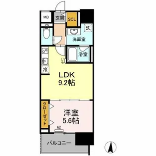 CASA94【5階】の間取り