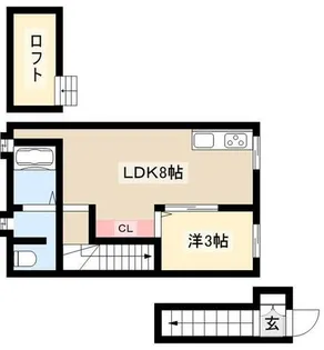 CaT WALK【203号室】の間取り