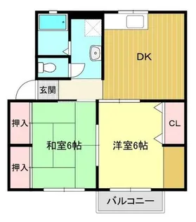 マリアージュⅠ【201号室】の間取り