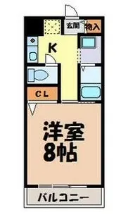 八晃ビル【2階】の間取り