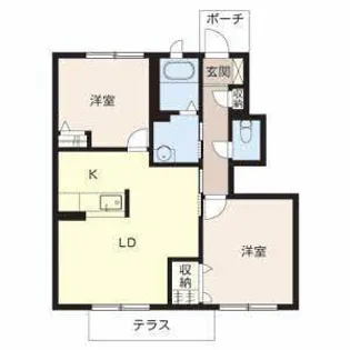 シャーメゾン浜の宮 B棟【1階】の間取り