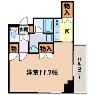 カスタリア栄【3階】の間取り