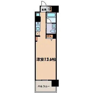 カスタリア伏見【2階】の間取り