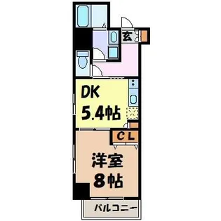 meLiV鶴舞【2階】の間取り