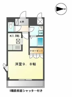 ミール株山【1階】の間取り