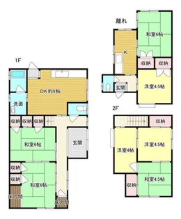 兵庫県高砂市高須【一戸建】の間取り