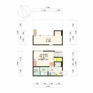 ハーモニーテラス塩釜口【1階】の間取り