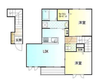シャーメゾンいろはⅢ【2階】の間取り