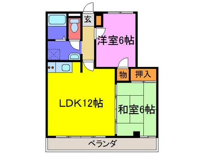 メゾン安富【303号室】の間取り