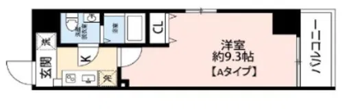 ヒルズ八尾本町【3階】の間取り