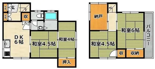 兵庫県神戸市北区鈴蘭台東町3丁目【一戸建】の間取り