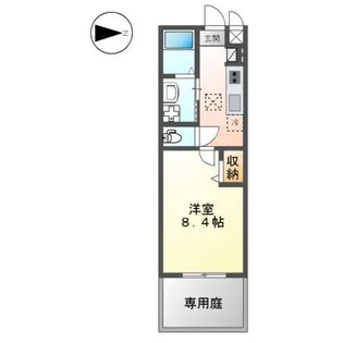 クロシェット【1階】の間取り