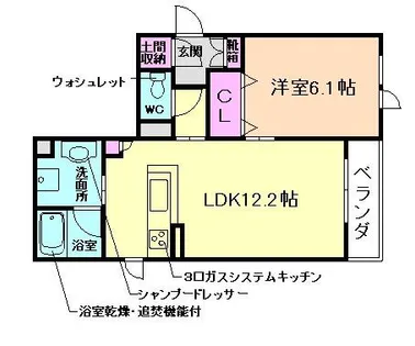 シャーメゾン・ピーノ【3階】の間取り