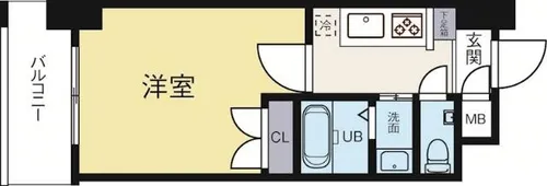 CLUB ORIENT BLD No.102【5階】の間取り