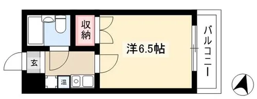 フォレスト今池【6C号室】の間取り