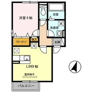 メゾン ストーク【1階】の間取り
