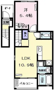 ブランシュシュ【2階】の間取り
