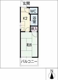 フォーブル木村【1階】の間取り