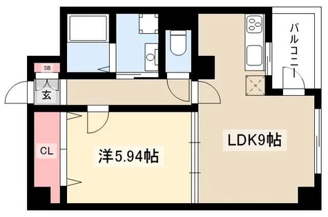 アーバンラックス今池【0103号室】の間取り