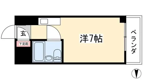 ラ・レジダンス・ド・ノーブル【0903号室】の間取り