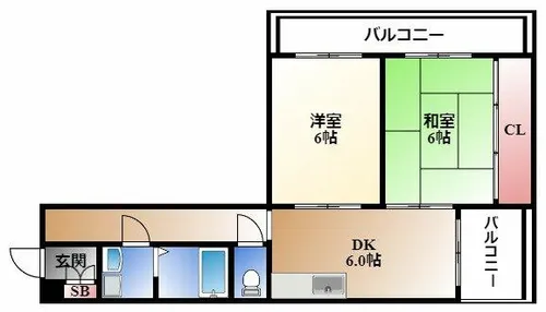 福信ビル【7階】の間取り