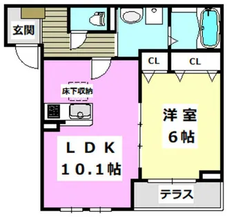 Luce【1階】の間取り