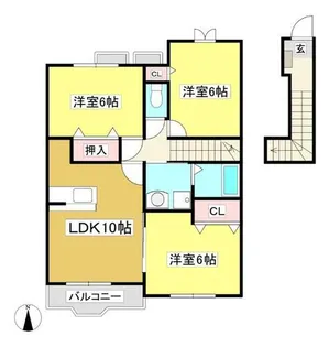 スイートベリー【2階】の間取り
