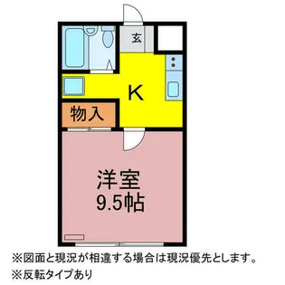 ビオラ栄【103号室】の間取り
