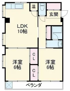 愛知県名古屋市熱田区高蔵町【マンション】の間取り