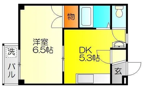 Belle Neige(ベルネージュ)【1階】の間取り